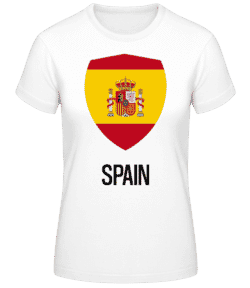 Spain - Women's Basic T-Shirt - White - Front
