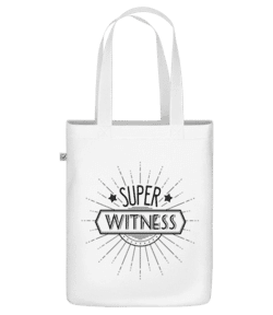 Super Witness - Organic tote bag - White - Front