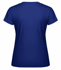 Je Rêve D’un Noël Blanc -  T-shirt Shirtinator femme - Bleu royal - Derrière