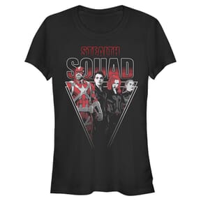 Marvel - Black Widow - Photo de groupe Stealth Squad - Femme T-shirt - Noir - Devant