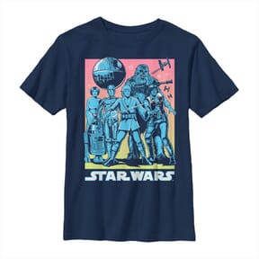 Star Wars - Skupina Rebels Are Go - Enfant T-shirt - Bleu marine - Devant