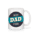 Aperçu: Best Dad Ever - Mug en céramique blanc - Blanc - Devant