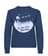 Aperçu: Je Rêve D’un Noël Blanc - Sweatshirt Femme - Bleu marine - Devant
