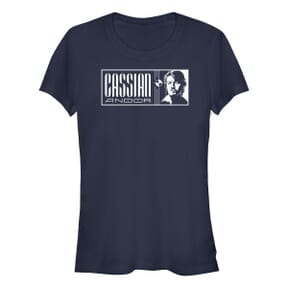 Star Wars - Andor - Cassian Andor Portrait - Femme T-shirt - Bleu marine - Devant