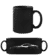 Preview: 'Aston Martin Vanquish 2001' Silhouette - Black Mug - Black - Front