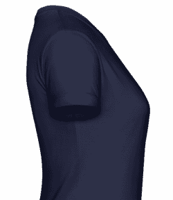 Caferacer Helmet -  T-shirt Shirtinator femme - Bleu marine - Droit