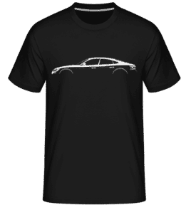 'Audi e-Tron GT' Silhouette -  T-Shirt Shirtinator homme - Noir - Devant