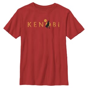 Star Wars - Obi-Wan Kenobi - Obi-Wan Kenobi Kenobi Two Suns Logo - Enfant T-shirt - Rouge - Devant