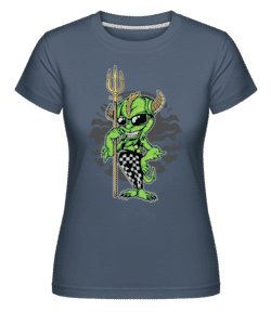 Goblin -  T-shirt Shirtinator femme - Bleu denim - Devant