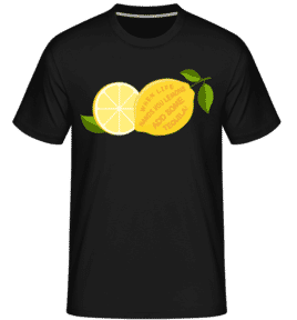 Lemon and Tequila -  T-Shirt Shirtinator homme - Noir - Devant