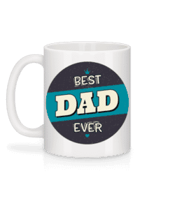 Best Dad Ever - Mug en céramique blanc - Blanc - Derrière
