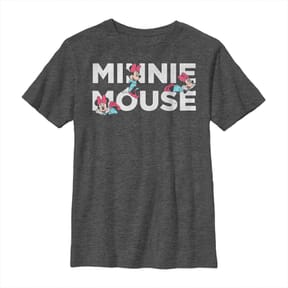 Disney Classics - Mickey Mouse - Minnie Mouse Minnie Stack - Enfant T-shirt - Anthracite chiné - Devant