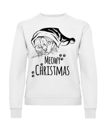 Meowy Christmas · Sweatshirt Femme