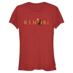 Star Wars - Obi-Wan Kenobi - Obi-Wan Kenobi Kenobi Two Suns Logo - Femme T-shirt - Rouge - Devant
