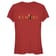Aperçu: Star Wars - Obi-Wan Kenobi - Obi-Wan Kenobi Kenobi Two Suns Logo - Femme T-shirt - Rouge - Devant