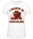 Aperçu: I Believe In Chocolate - T-shirt standard Femme - Blanc - Devant
