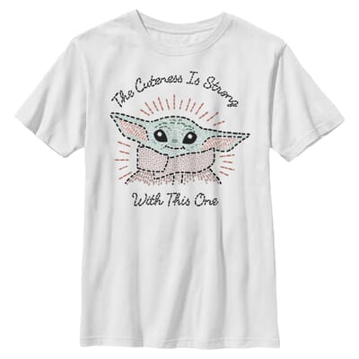 Star Wars - The Mandalorian - L'Enfant Stitch - Enfant T-shirt