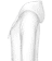 Aperçu: Drapeau mûré Iran - Sweat à capuche Femme - Blanc - Gauche