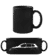 Aperçu: 'Porsche Cayenne S 957' Silhouette - Tasse Noire - Noir - Devant