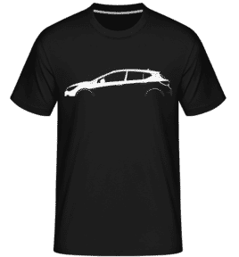 'Opel Astra (K)' Silhouette -  T-Shirt Shirtinator homme - Noir - Devant