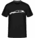 Aperçu: 'Opel Astra (K)' Silhouette -  T-Shirt Shirtinator homme - Noir - Devant