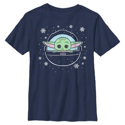 Star Wars - The Mandalorian - L'Enfant Snow Child - Christmas - Enfant T-shirt