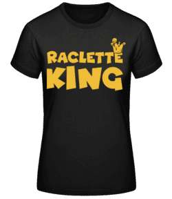 Raclette King - T-shirt standard Femme - Noir - Devant