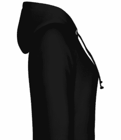 My Hair My Choice - Sweat à capuche Femme - Noir - Droit