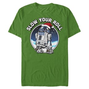 Star Wars - R2-D2 Slow Your Roll - Homme T-shirt - Vert irlandais - Devant