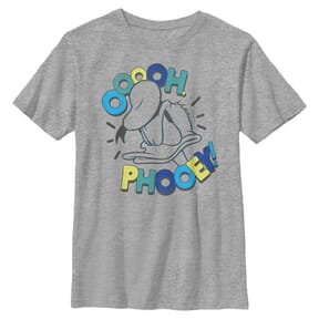 Disney Classics - Mickey Mouse - Donald Duck Cartoon Phooey - Enfant T-shirt - Gris chiné - Devant