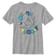 Aperçu: Disney Classics - Mickey Mouse - Donald Duck Cartoon Phooey - Enfant T-shirt - Gris chiné - Devant