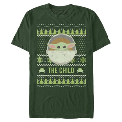 Star Wars - The Mandalorian - L'Enfant The Cute Ugly Sweater - Christmas - Homme T-shirt
