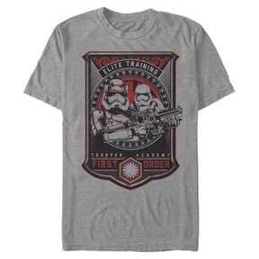 Star Wars - Le Réveil de la Force - Captain Phasma Elite Trained - Homme T-shirt - Anthracite chiné - Devant