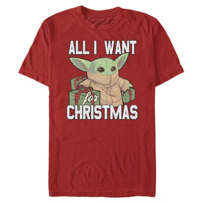 Star Wars - The Mandalorian - L'Enfant Christmas Baby V2 - Christmas - Homme T-shirt