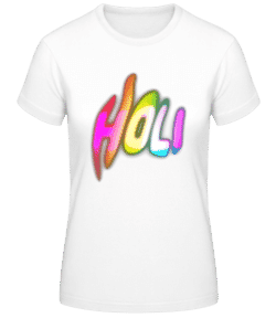 Holi - Women's Basic T-Shirt - White - Front
