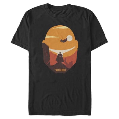 Star Wars - The Mandalorian - Moff Gideon Dark Saber Poster - Homme T-shirt