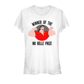 Disney - La Belle et la Bête - Gaston No Belle Prize - Femme T-shirt - Blanc - Devant