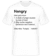 Aperçu: Hangry Definition -  T-Shirt Shirtinator homme - Blanc - Devant