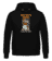 Aperçu: Sippin' With My Snowmies - Sweat à capuche Homme - Noir - Devant