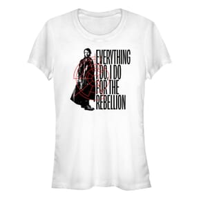 Star Wars - Andor - Cassian Andor Everything for the Rebellion - Femme T-shirt - Blanc - Devant