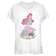Aperçu: Disney - Les mondes de Ralph - Malá mořská víla Signing - Femme T-shirt - Blanc - Devant