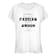 Aperçu: Star Wars - Andor - Cassian Andor Spy Text Stack - Femme T-shirt - Blanc - Devant