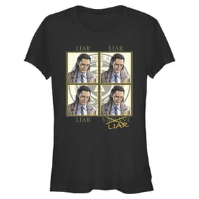 Marvel - Loki - Loki Liar Or Variant - Femme T-shirt - Noir - Devant