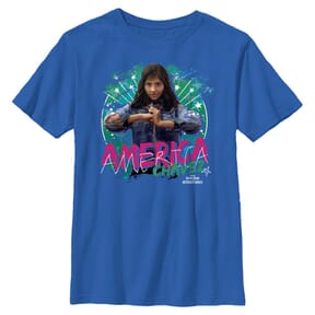 Marvel - Doctor Strange - America Chavez Chavez Hero Graphic - Enfant T-shirt - Bleu royal - Devant