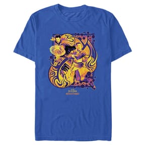 Marvel - Doctor Strange - Docteur Strange & Wong Warped Magic - Homme T-shirt - Bleu royal - Devant