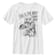 Aperçu: Star Wars - The Mandalorian - Mandalorian & the Child Way to My Heart - Valentine's Day - Enfant T-shirt - Blanc - Devant