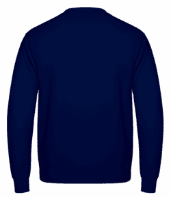 Je Rêve D’un Noël Blanc - Sweatshirt Homme - Bleu marine - Derrière