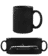 Aperçu: 'Chevrolet Corvette C1 1953' Silhouette - Tasse Noire - Noir - Devant