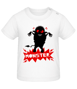 Monster - Baby T-Shirt - White - Front