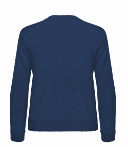 Je Rêve D’un Noël Blanc - Sweatshirt Femme - Bleu marine - Derrière